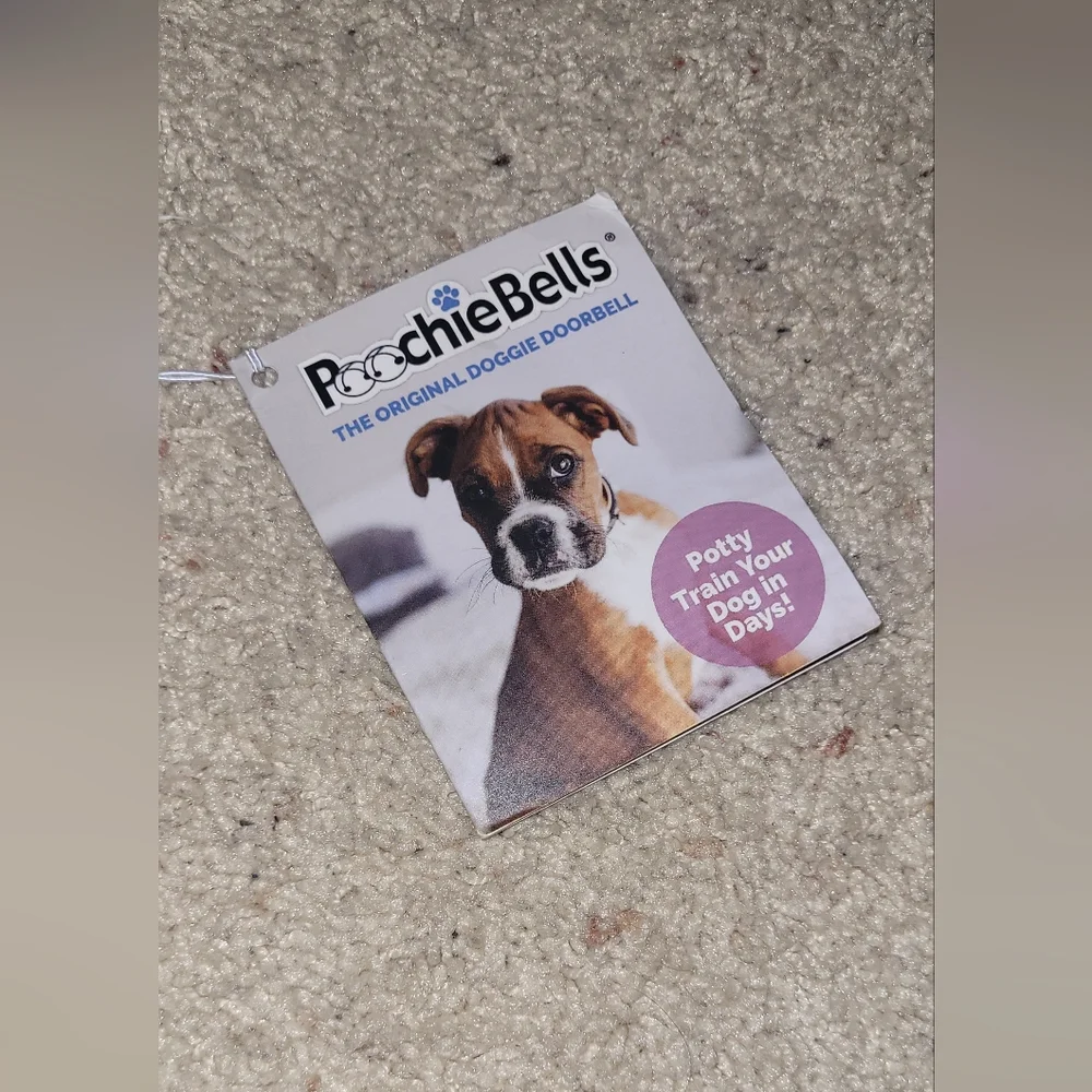 NWT POOCHIE BELLS, DOG TRAINER, DOG DOORBELL,DOG POTTY TRAINING BELLS, CHEWY.COM